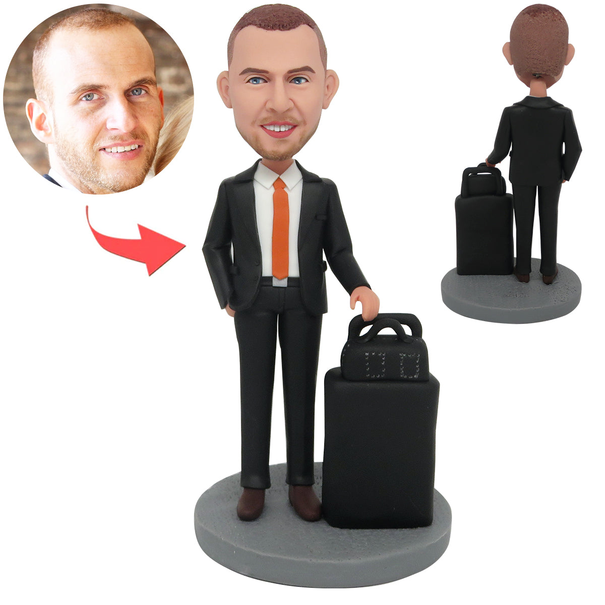 Custom Bobblehead for Business Trip Boss