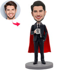 Custom Bobblehead World's Best Boss Super Businessman