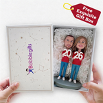 Happy New Year Christmas Gift Custom Couple Bobblehead