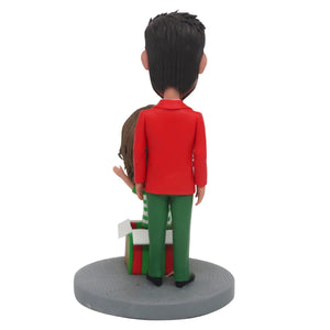 Christmas Gifts Custom Parent & Kid Bobblehead