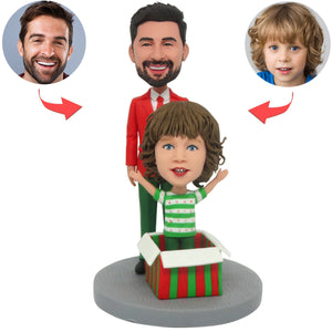 Christmas Gifts Custom Parent & Kid Bobblehead