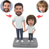 Custom Bobblehead with Father & Kid