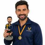Custom Male Bobblehead with Championship Trophy