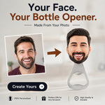 Personalized Custom Face Funny Bottle Opener