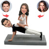 Valentine's Day Gift Ideas - Custom Bobblehead Yoga Couple