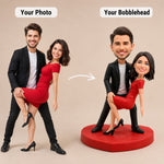 Custom Bobblehead Dancing Couple - Valentine's Day
