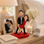 Custom Bobblehead Dancing Couple - Valentine's Day