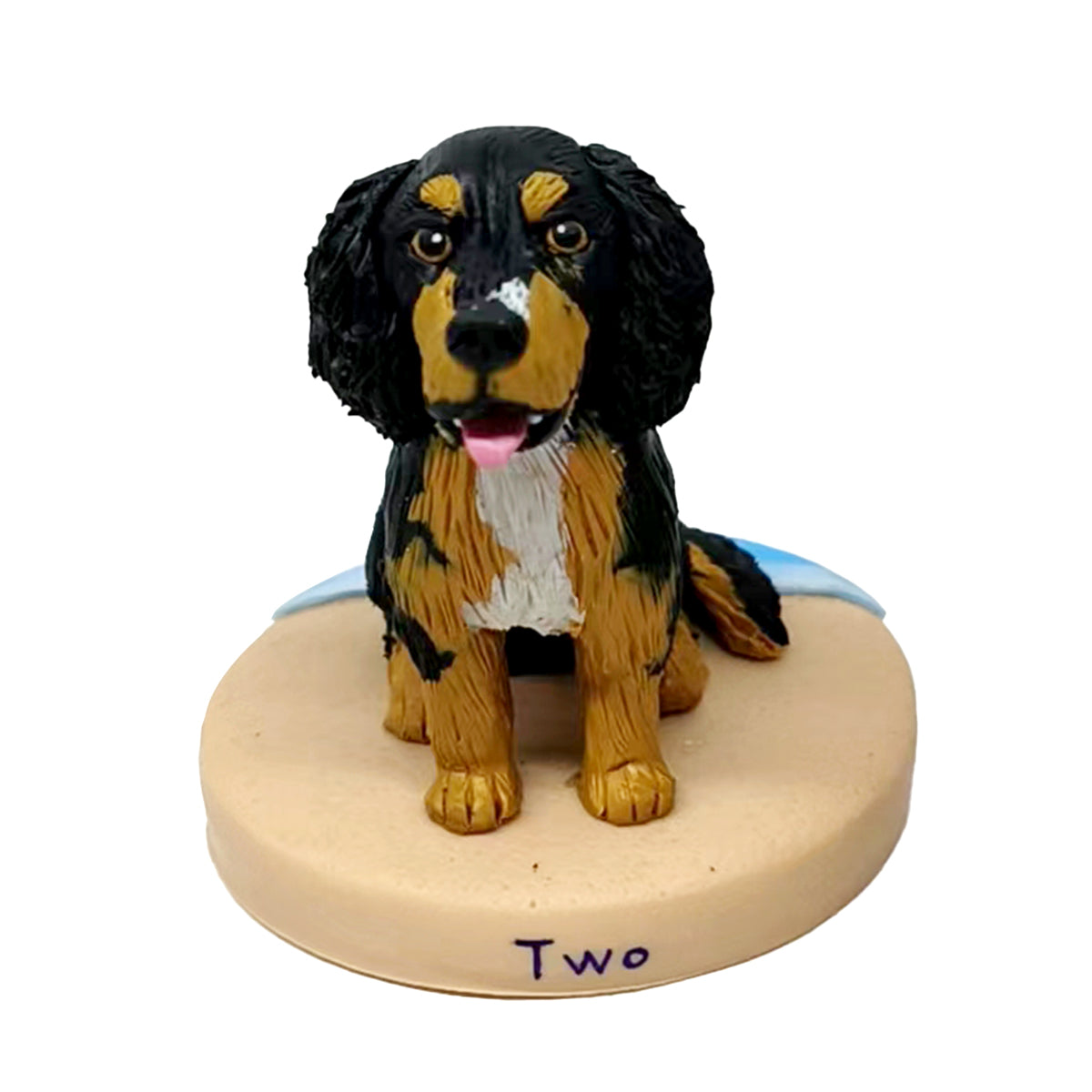 Custom Pet Bobblehead - Black Dog