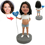 Pregnant Mom Custom Bobblehead