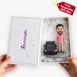 Custom Male Bobblehead with a Car