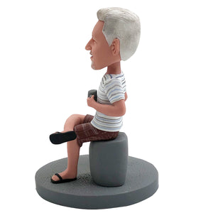 Custom Bobblehead with "BEST DAD EVER"