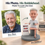 Custom Bobblehead with "BEST DAD EVER"