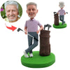 Father’s Day Gift Idea – Custom Bobblehead with Golf Bag
