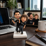 Father & Son Custom Bobblehead for Father's Day Gifts