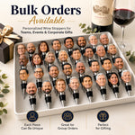 Personalized Custom Bobblehead Wine Bottle Stoppers