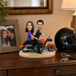 Custom Couple Bobblehead with Locomotive