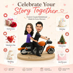 Custom Couple Bobblehead with Locomotive
