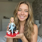 Custom Female BOSS Bobblehead - BOSS DAY GIFT