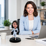 Custom Female BOSS Bobblehead - BOSS DAY GIFT