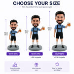 Personalized Bobblehead Happy Beer Drinking