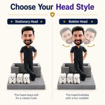 Custom Bobblehead Dentist Card Holder