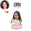 Custom Bobblehead with Photo Clip