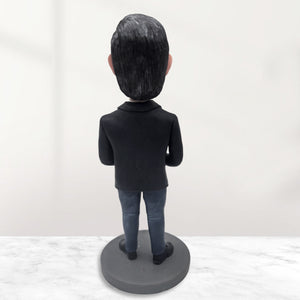Personalized Business Figurine with Globe