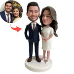 Personalized Bride and Groom Figurines for Wedding Gifts