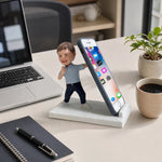 His Phone Holder. With His Face. Yes, Really.