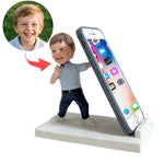 His Phone Holder. With His Face. Yes, Really.