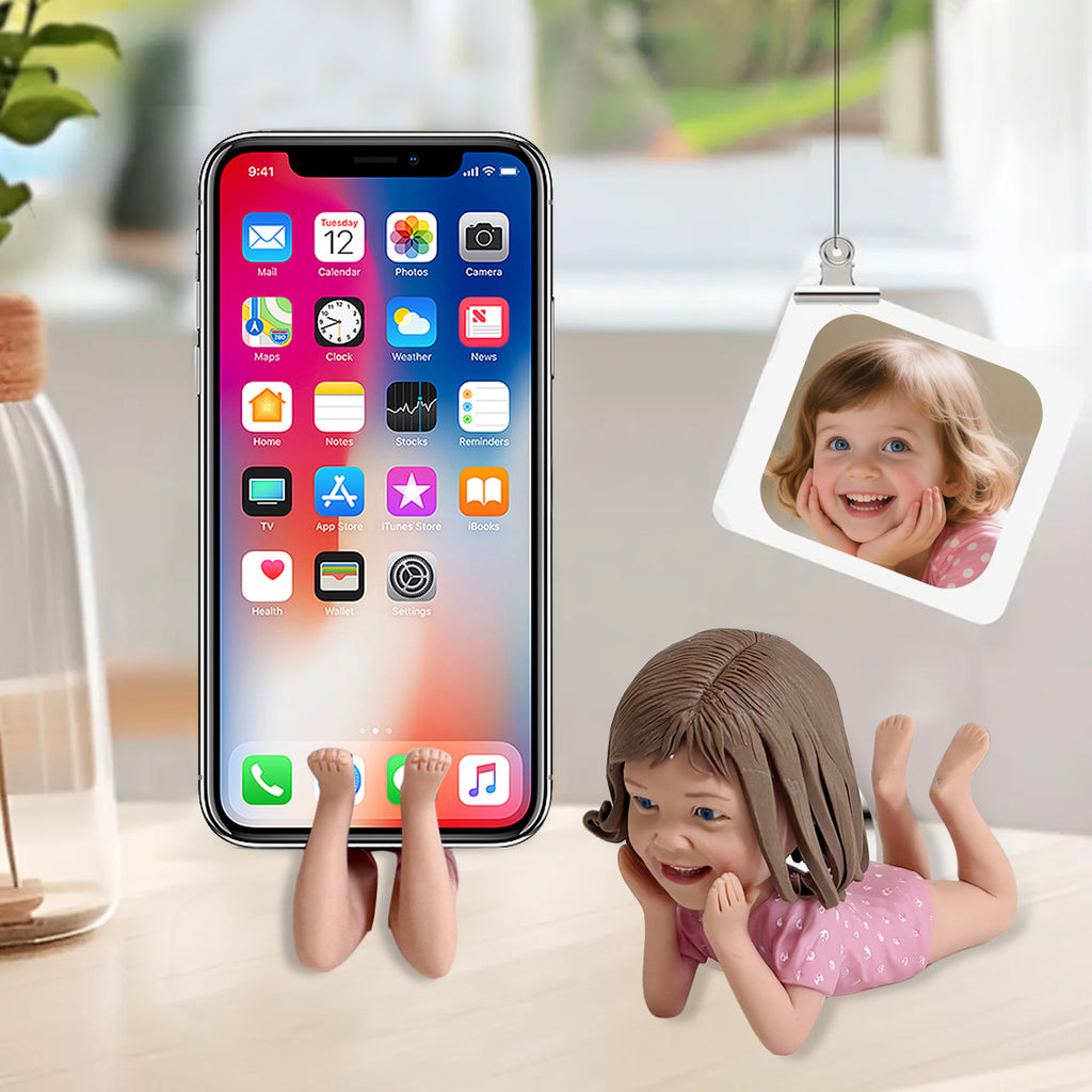 Personalized Kid Figurine Mobile Holder