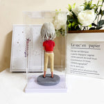 Acrylic Display Case Dustproof Bobblehead Box Desktop Stand