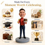 Custom Handcrafted Bobblehead for Birthday Celebration
