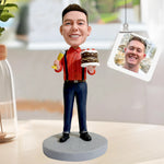 Custom Handcrafted Bobblehead for Birthday Celebration