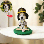 Custom Baseball Pet Bobblehead Gift