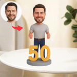 Personalized 50th Birthday Custom Bobblehead