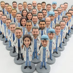 Bulk Personalized Doctor Bobbleheads for Hospitals & Clinics