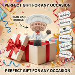 Personalized Bobble Head Gift for Chefs