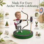 Custom Personalized Archery Player Bobblehead Gift