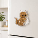 Personalized Cat Fur Memorial Magnet