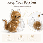 Personalized Cat Fur Memorial Magnet