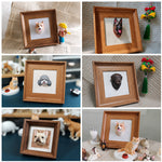 Custom Handmade Pet Head Frame from Photo