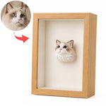Custom Handmade Pet Head Frame from Photo