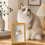 Custom Handmade Pet Head Frame from Photo