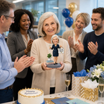 Personalized Officially Retired Gift for Her