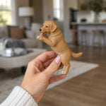 Funny Dog Eating Cake Decoration - Dog Cake Topper