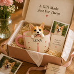Personalized Dog & Cat Coffee Cup with Handmade Pet Figure