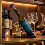 Fun Decorative Bear Wine Bottle Holder for Home Bar