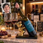 Fun Decorative Bear Wine Bottle Holder for Home Bar