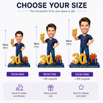 Personalized 30th Birthday Custom Bobblehead